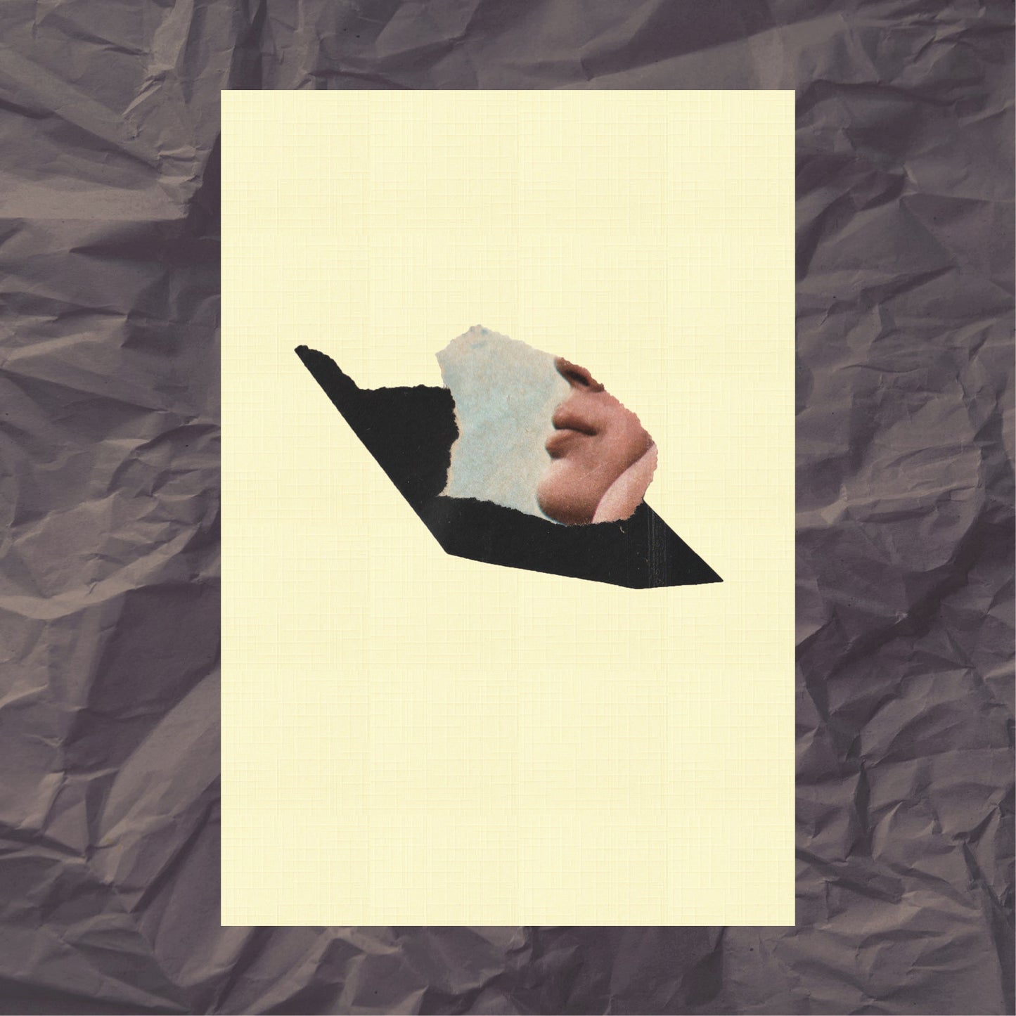 Collage original "Ils sont de satin"
